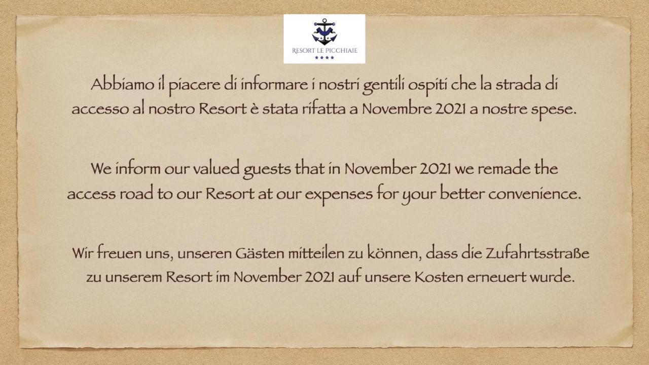 Resort Le Picchiaie Portoferraio Esterno foto